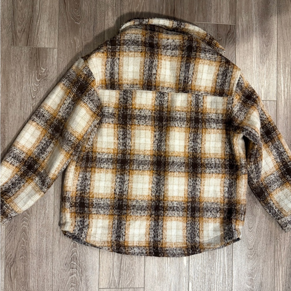 Plaid Button-Up Jacket - Picture 4 of 4